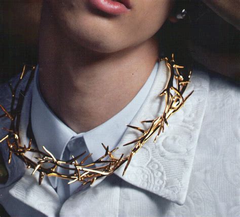 givenchy rhinestone necklace|givenchy crown of thorns necklace.